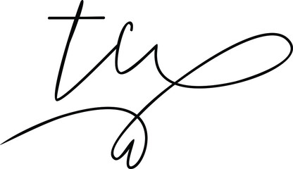 TA  Letter Initial Logo Design, Vector Template