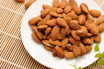 Almond Nut (Prunus dulcis, syn. Prunus amygdalus)