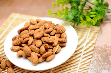 Almond Nut (Prunus dulcis, syn. Prunus amygdalus)