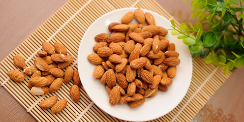 Almond Nut (Prunus dulcis, syn. Prunus amygdalus)
