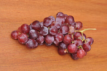 fresh grapes isolated white background