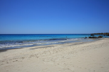 Kerdodasos beach crete private blue lagoon paradise red sand coast summer 2020 covid-19 holidays...
