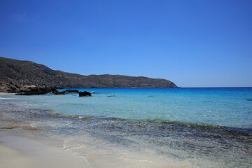 Kerdodasos beach crete private blue lagoon paradise red sand coast summer 2020 covid-19 holidays...