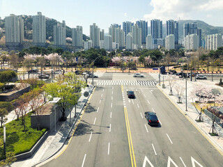 Cityscape daylight view of Building Tower, South Korea