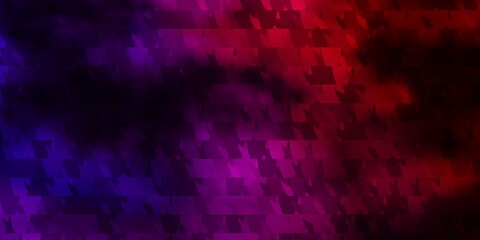 Dark Pink, Yellow vector template with crystals, triangles.