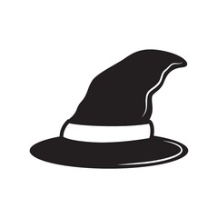 silhouette of a wizard hat