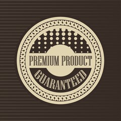 premium product label