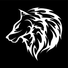 Fototapeta premium wolf tattoo