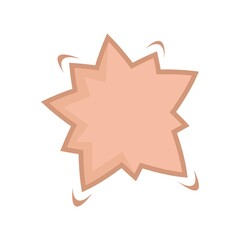 bursting star comic speech bubble