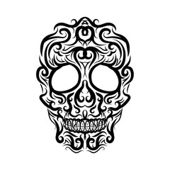 skull tattoo design