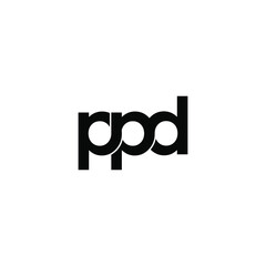 ppd letter original monogram logo design
