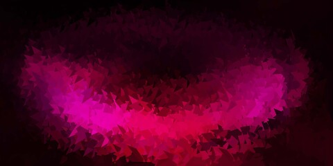 Dark pink vector geometric polygonal design.