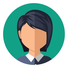 girl with trendy short hairstyle