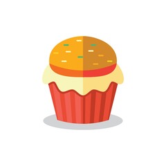 cupcake with sprinkles