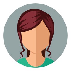 girl with wavy long hairstyle