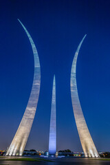 Air Force Memorial. Arlington, Virginia USA  - obrazy, fototapety, plakaty