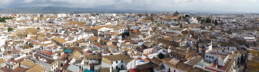 Fototapeta na wymiar View over the Roman city of Cordoba in Spain