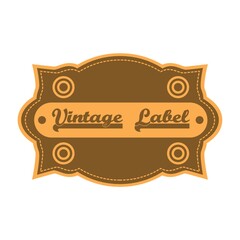 vintage label