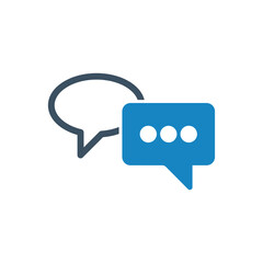 Fototapeta premium Bubble chat icon