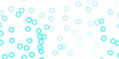 Light green vector background with spots.