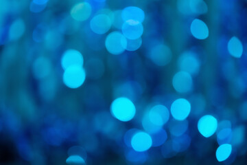 Fototapeta na wymiar blue bokeh abstract light backgrounds