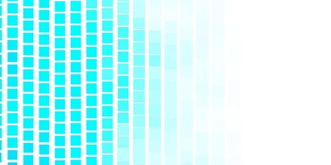 Light BLUE vector backdrop with rectangles. Abstract gradient illustration with colorful rectangles. Pattern for websites, landing pages.