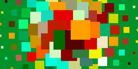 Light Multicolor vector layout with lines, rectangles. Illustration with a set of gradient rectangles. Pattern for business booklets, leaflets