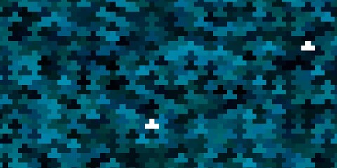 Dark BLUE vector layout with lines, rectangles. Abstract gradient illustration with colorful rectangles. Design for your business promotion.