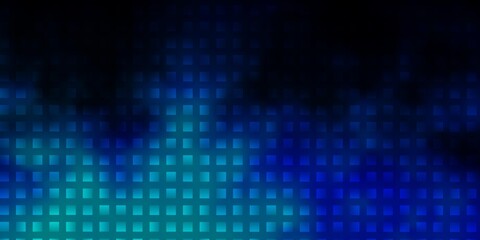 Naklejka premium Dark BLUE vector background with rectangles.