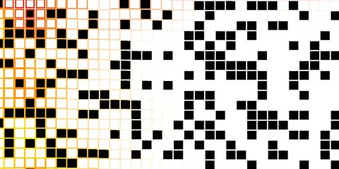 Fototapeta premium Light Orange vector background with rectangles. Rectangles with colorful gradient on abstract background. Design for your business promotion.