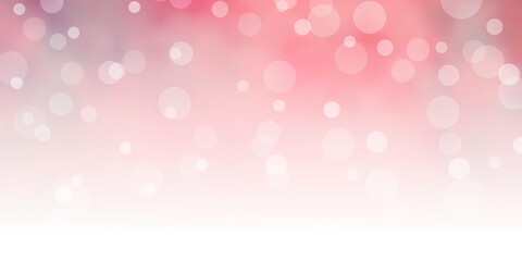 Light Red vector template with circles. Abstract illustration with colorful spots in nature style. Pattern for wallpapers, curtains.