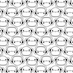 monkey face pattern