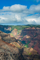 Fototapeta na wymiar Waimea Canyon, Kauai, Hawaii, Incredible Topography