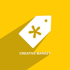creative market icon, Business icon vector