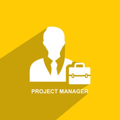project manager icon, Business icon vector