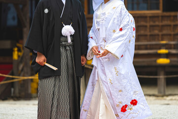 神前結婚式の風景