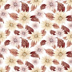 Seamless pattern botanical