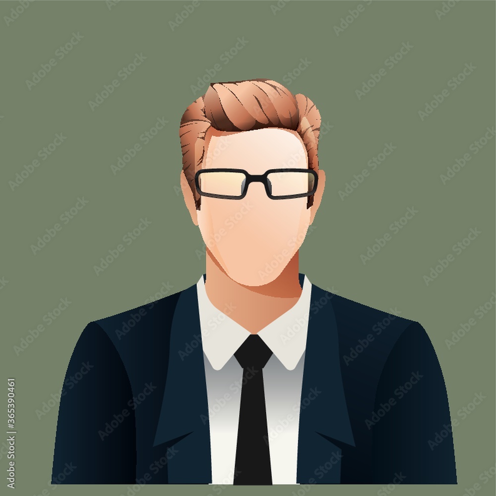 Wall mural businessman