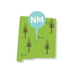 new mexico state map