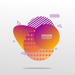Design abstrack modern graphic element tamplate for tamplate