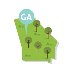 georgia state map