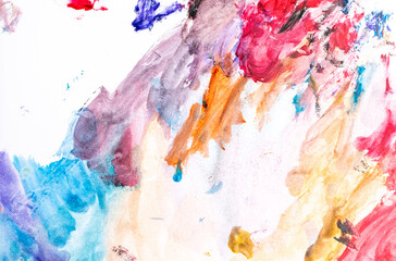 Abstract Hand-painted Art Background