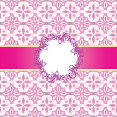 floral background with copyspace