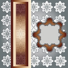 floral background with copyspace