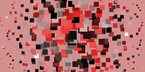 Fototapeta premium Light Red vector backdrop with rectangles. Rectangles with colorful gradient on abstract background. Template for cellphones.