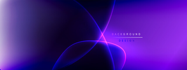 Vector abstract background - liquid bubble shapes on fluid gradient with shadows and light effects. Shiny design template for text