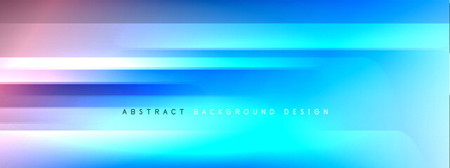 Motion concept neon shiny lines on liquid color gradients abstract backgrounds. Dynamic shadows and lights templates for text
