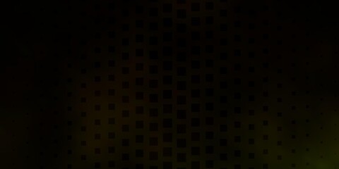 Dark Green, Yellow vector backdrop with rectangles. Abstract gradient illustration with rectangles. Modern template for your landing page.