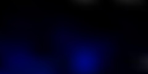 Dark blue vector blurred template.