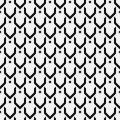 Seamless abstract geometric pattern with elements of chevron